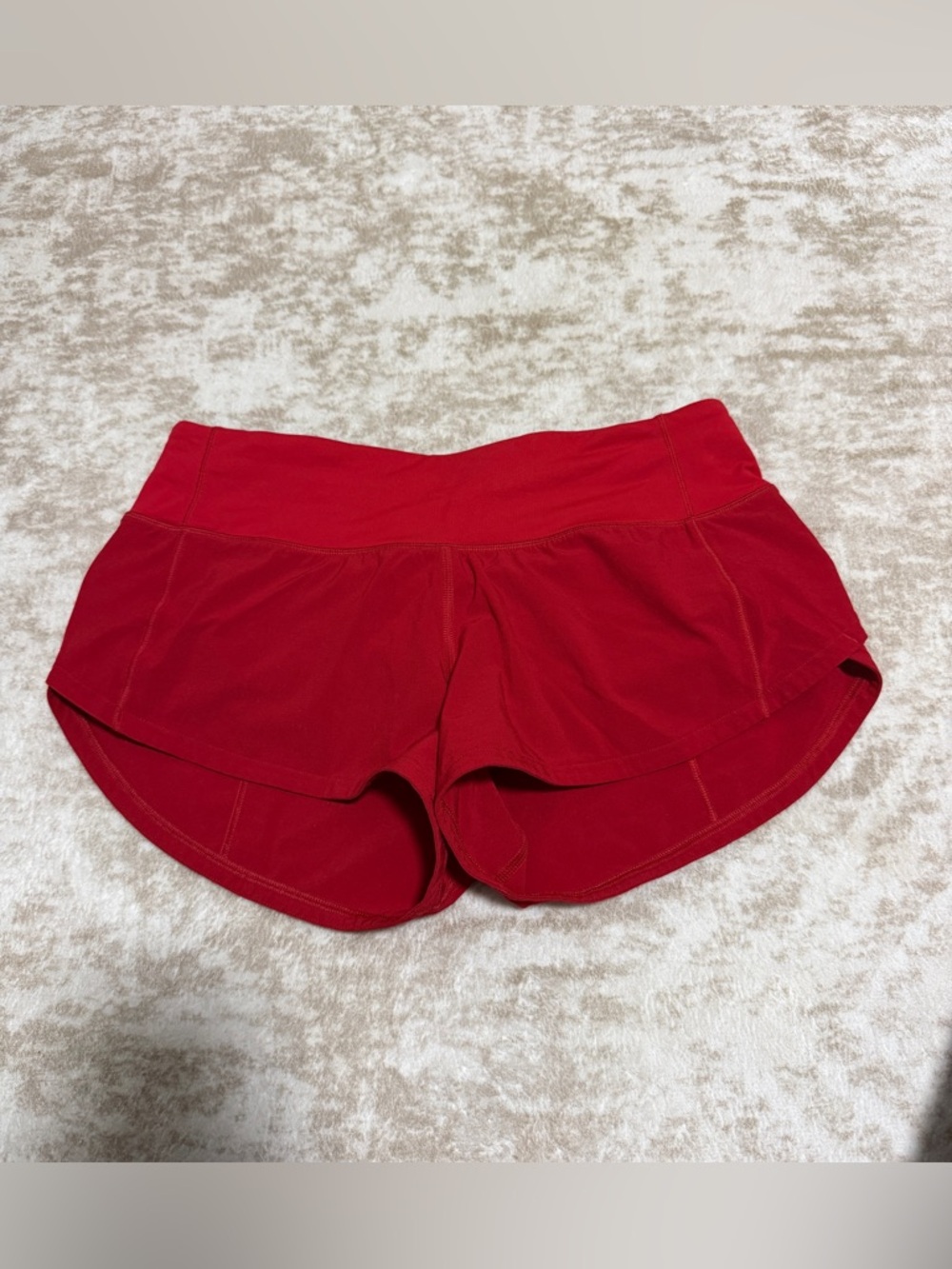 Lululemon Speed Up Shorts 2.5” Low Rise Red Size 2